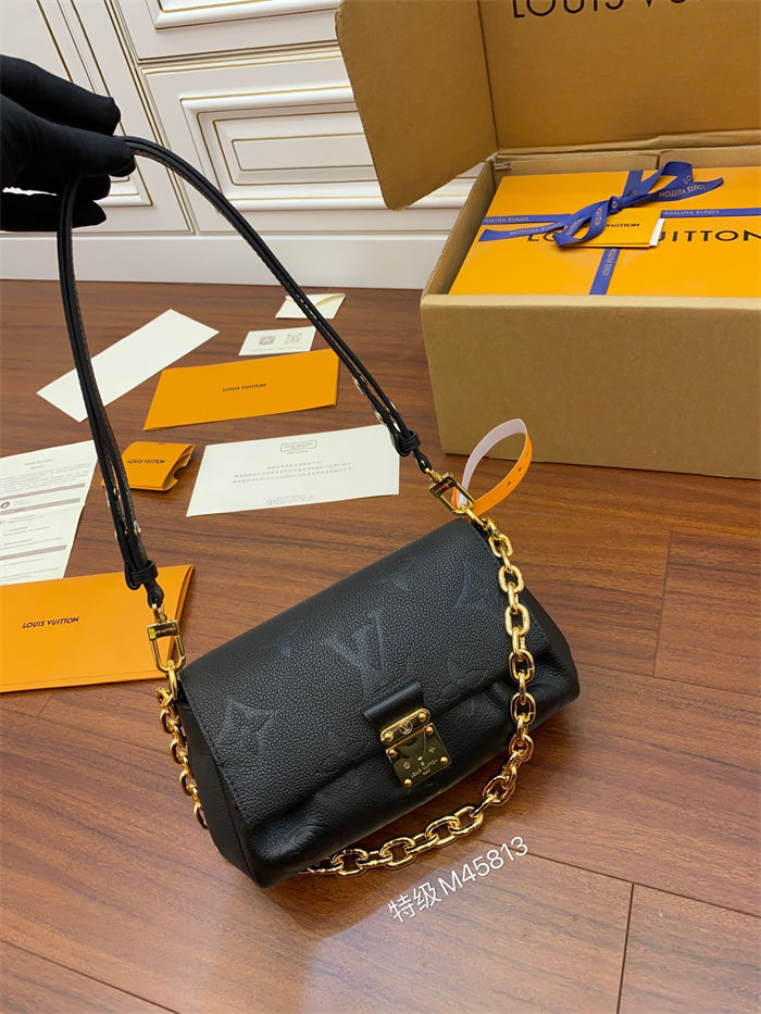 Louis Vuitton FAVORITE Monogram Empreinte Black M45813 Top