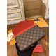 Louis Vuitton Felicie Pochette Chain Wallet Damier Ebene Canvas N63032 Top