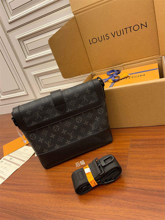 Louis Vuitton SAUMUR MESSENGER Monogram Eclipse M45911 Top