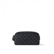 Louis Vuitton DOPP KIT TOILET POUCH Monogram Eclipse coated canvas M46354 Top