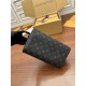 Louis Vuitton DOPP KIT TOILET POUCH Monogram Eclipse coated canvas M46354 Top