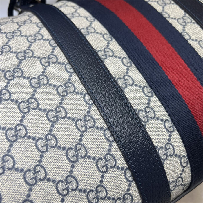 Gucci Savoy medium duffle bag 681295 GG Supreme canvas Blue High