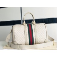 Gucci Savoy medium duffle bag 681295 GG Supreme canvas Beige High