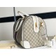 Gucci Savoy medium duffle bag 681295 GG Supreme canvas White High