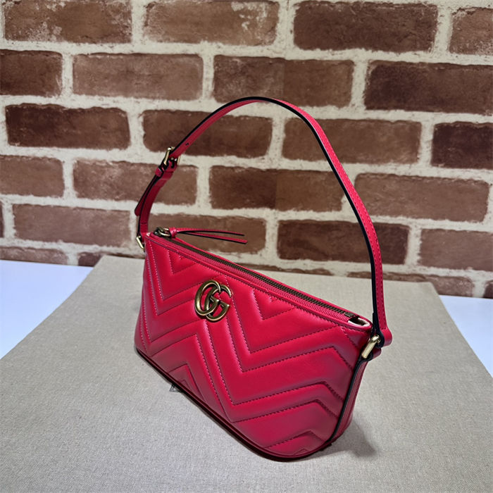 GG Marmont shoulder bag Leather 739166 Red High