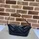 GG Marmont shoulder bag Leather 739166 Black-Black High