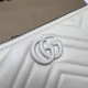 GG Marmont shoulder bag Leather 739166 White-White High