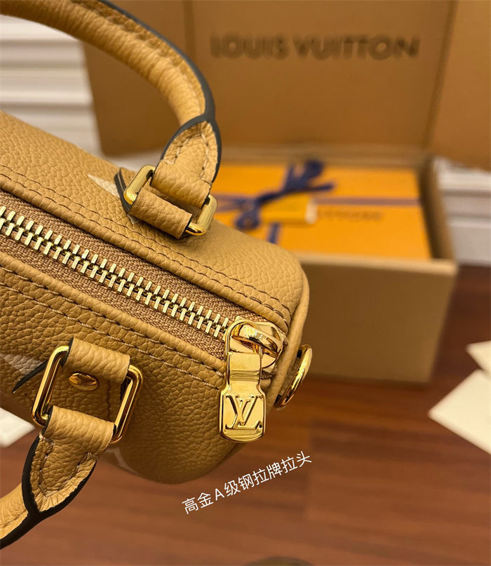 Louis Vuitton NANO SPEEDY Monogram Empreinte Leather M81457 Top