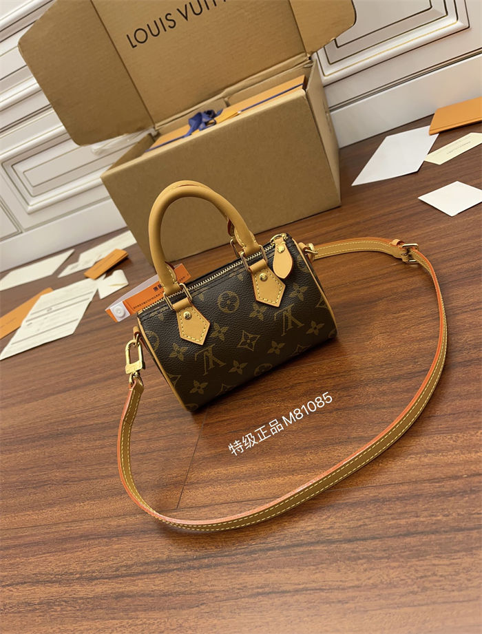 Louis Vuitton Nano Speedy Bag Monogram Canvas M81085 Top