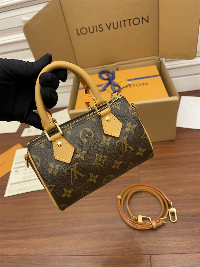 Louis Vuitton Nano Speedy Bag Monogram Canvas M81085 Top