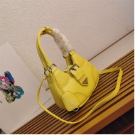 Prada Moon padded nappa-leather bag 1BA381 Yellow High