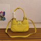 Prada Moon padded nappa-leather bag 1BA381 Yellow High