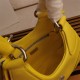 Prada Moon padded nappa-leather bag 1BA381 Yellow High