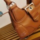 Prada Moon padded nappa-leather bag 1BA381 Caramel High