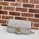 GG MARMONT MINI BAG With Card Case 751526 Grey High