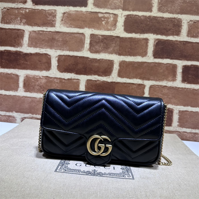 GG MARMONT MINI BAG With Card Case 751526 Black High