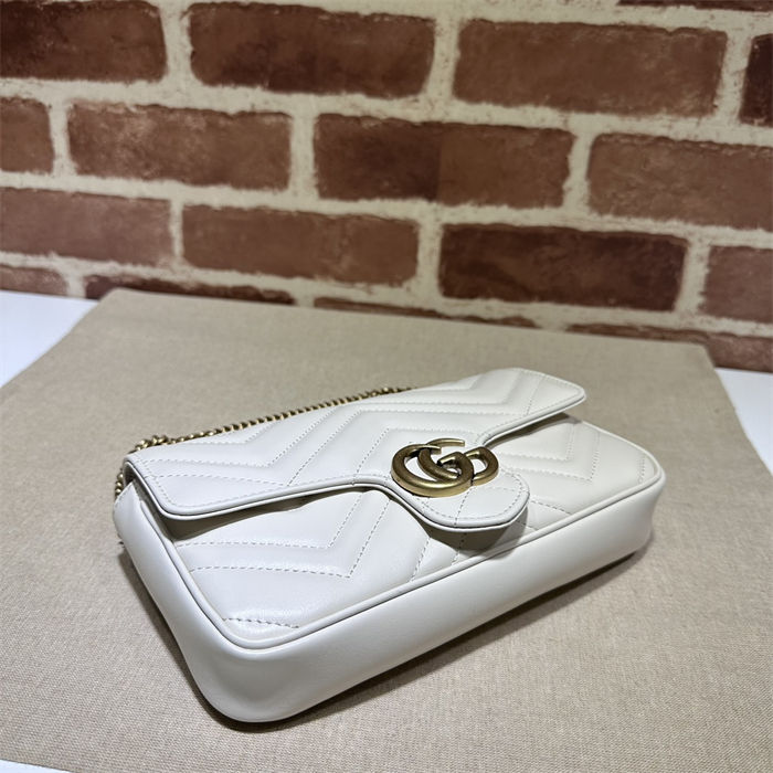 GG MARMONT MINI BAG With Card Case 751526 White High