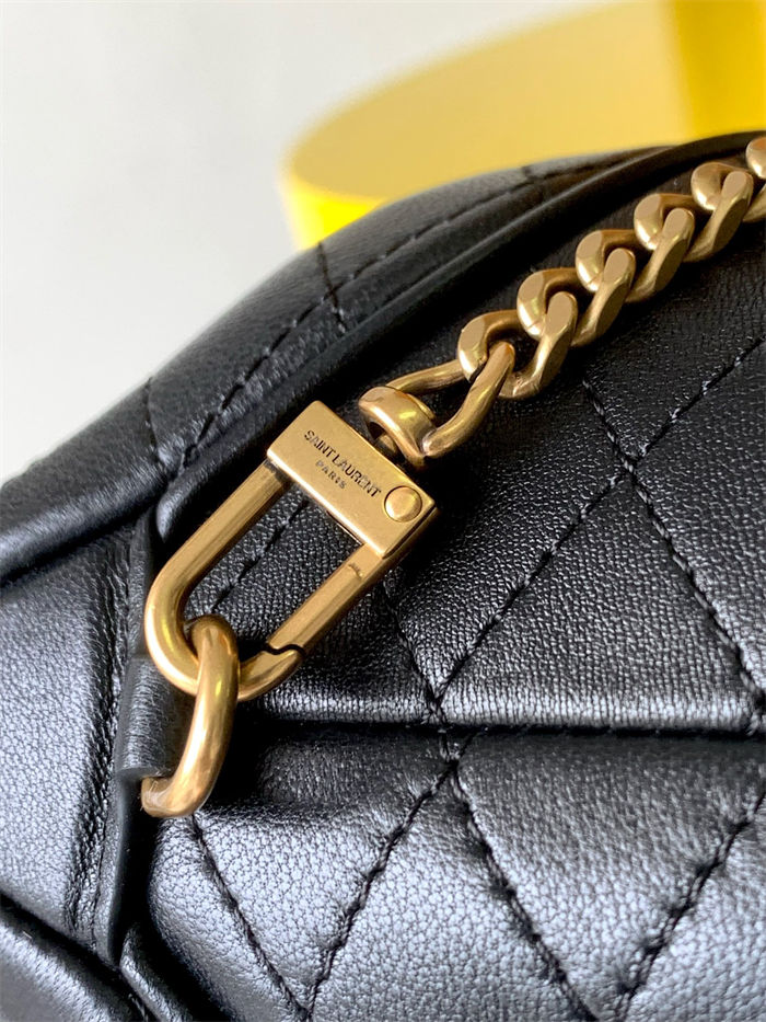 GABY BUCKET BAG IN LAMBSKIN BLACK High