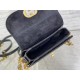 Small 30 Montaigne Avenue Bag Box Calfskin Black High