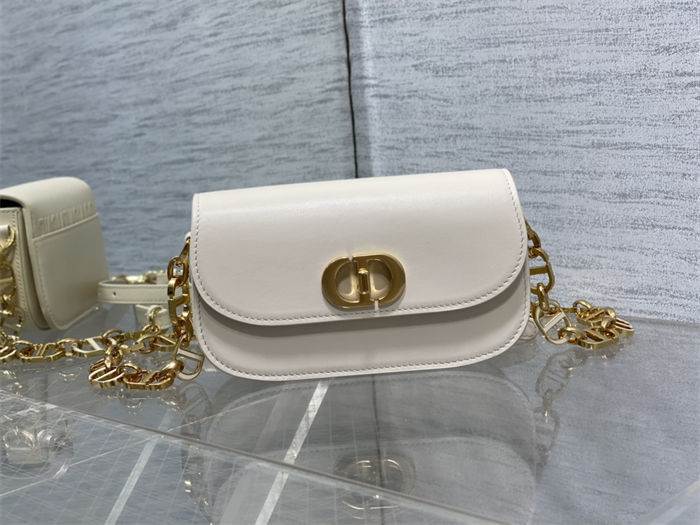 Small 30 Montaigne Avenue Bag Box Calfskin Ivory High