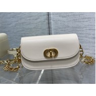 Small 30 Montaigne Avenue Bag Box Calfskin Ivory High