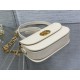 Small 30 Montaigne Avenue Bag Box Calfskin Ivory High