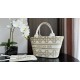 DIOR HAT BASKET BAG Macrocannage Embroidery High High