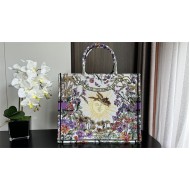 LARGE Dior BOOK TOTE Dior 4 Saisons Été Soleil Embroidery High