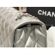 Chanel XXL Small Bag Metallic Lambskin Silver High