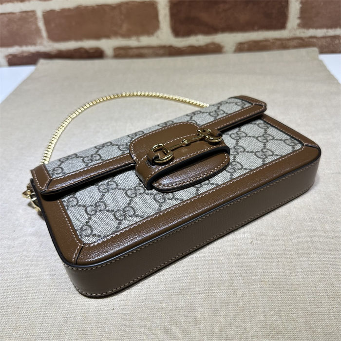 GUCCI HORSEBIT 1955 MINI BAG 752002 GG Supreme canvas High