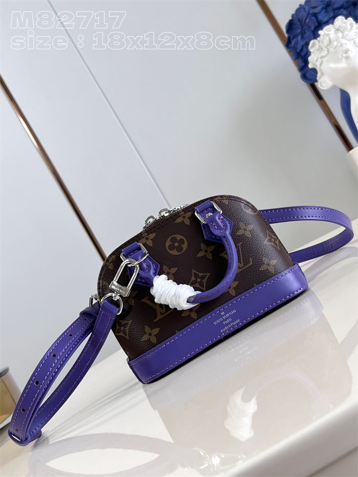 Louis Vuitton Nano Alma Monogram Canvas M82717 Purple High