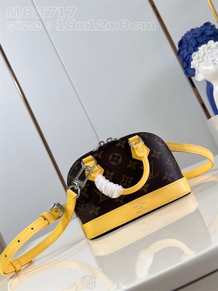 Louis Vuitton Nano Alma Monogram Canvas M82717 Yellow High