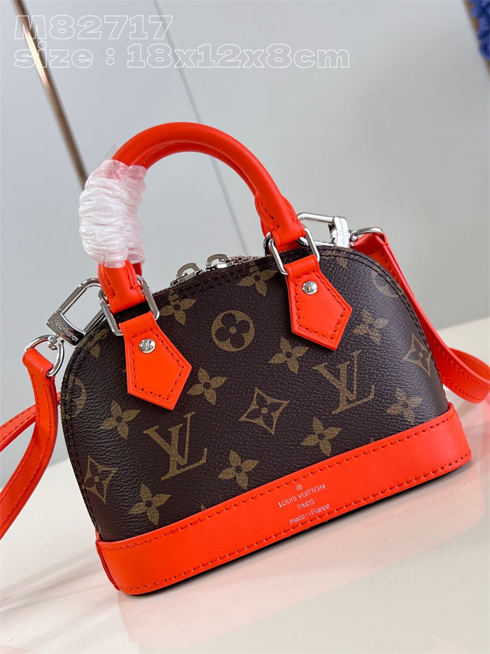 Louis Vuitton Nano Alma Monogram Canvas M82717 Orange High