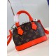 Louis Vuitton Nano Alma Monogram Canvas M82717 Orange High