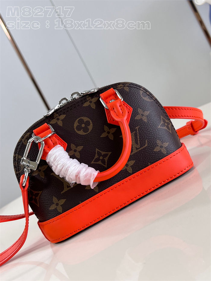 Louis Vuitton Nano Alma Monogram Canvas M82717 Orange High