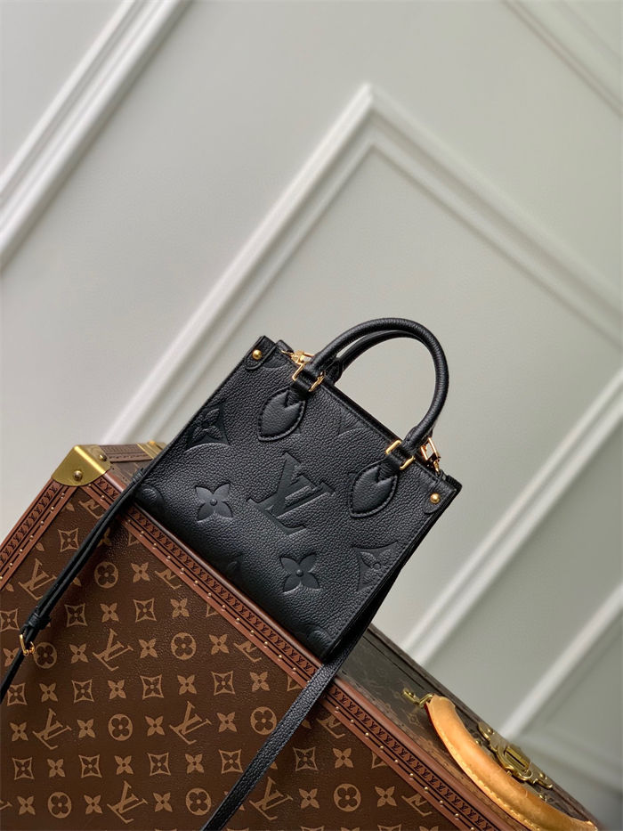 Louis Vuitton OnTheGo BB Monogram Empreinte cowhide leather M46993 High