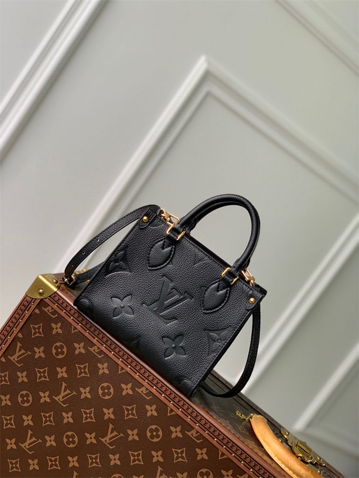 Louis Vuitton OnTheGo BB Monogram Empreinte cowhide leather M46993 High