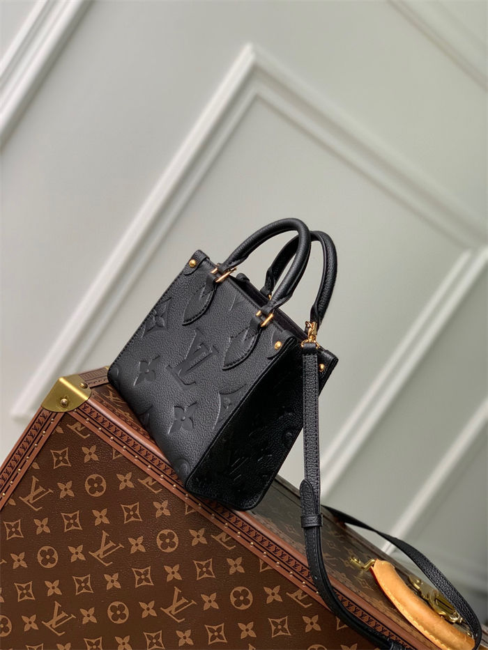 Louis Vuitton OnTheGo BB Monogram Empreinte cowhide leather M46993 High