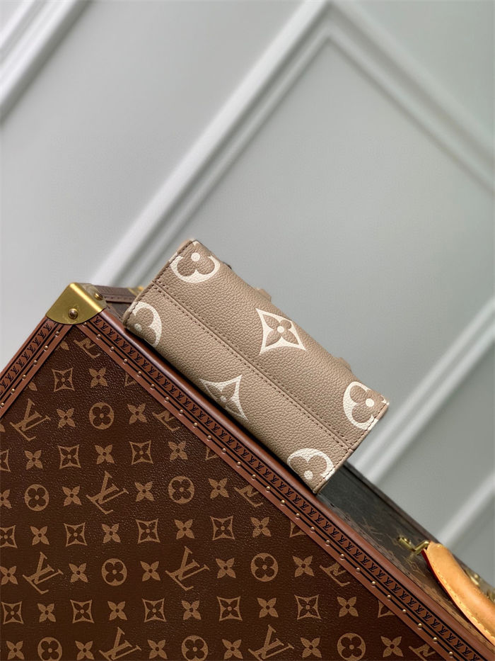 Louis Vuitton OnTheGo BB Monogram Empreinte cowhide leather M47054 High