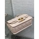 Small Dior Jolie Top Handle Bag Cannage Calfskin Pink High