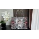 MEDIUM Dior BOOK TOTE Plan de Paris Embroidery Beige High