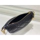 Diorstar Callisto Bag Macrocannage Lambskin Black High