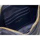 Diorstar Callisto Bag Macrocannage Lambskin Black High