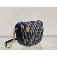 Diorstar Callisto Bag Dior Oblique Jacquard Blue High