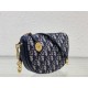 Diorstar Callisto Bag Dior Oblique Jacquard Blue High