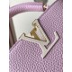 Louis Vuitton Capucines Mini Bag Taurillon Leather M23591 Purple High