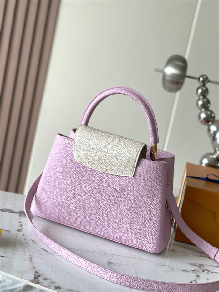 Louis Vuitton Capucines MM Bag Taurillon Leather M24471 Purple High