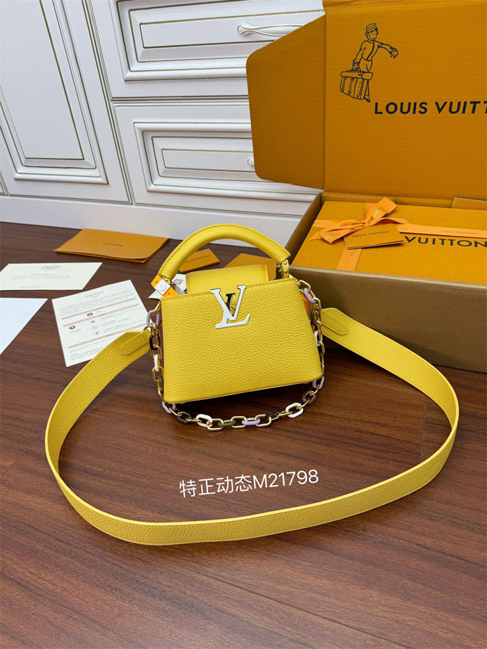 Louis Vuitton CAPUCINES MINI Taurillon Leather M21798 Top