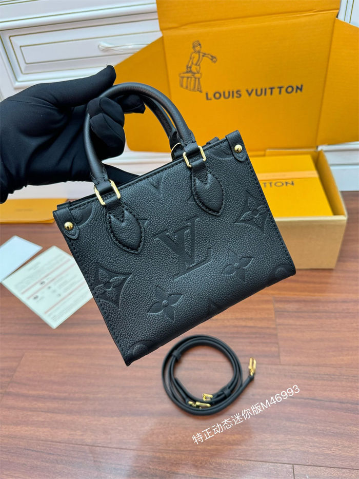 Louis Vuitton OnTheGo BB Monogram Empreinte cowhide leather M46993 Top