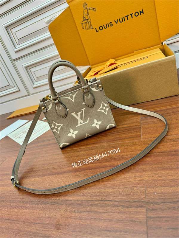 Louis Vuitton OnTheGo BB Monogram Empreinte cowhide leather M47054 Top